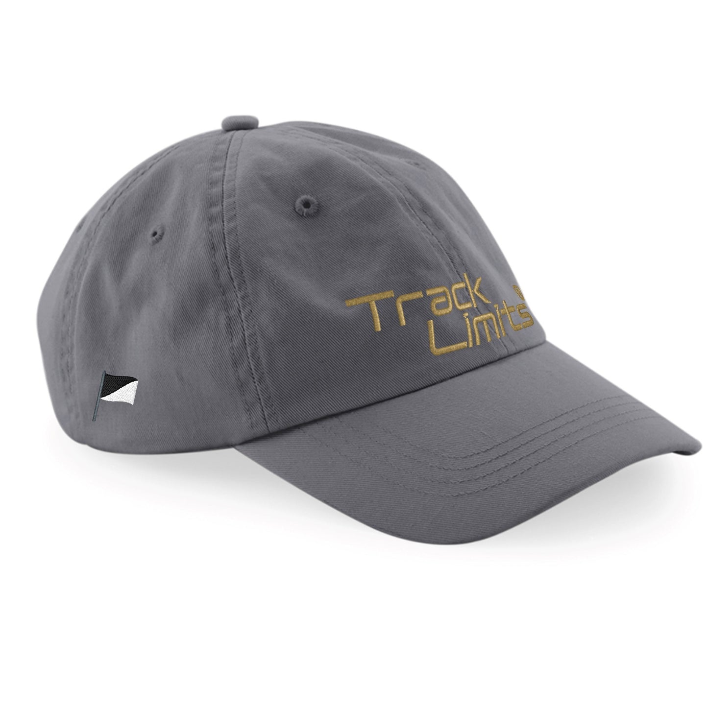Track Limits 6 Panel Cap Graphite Grey