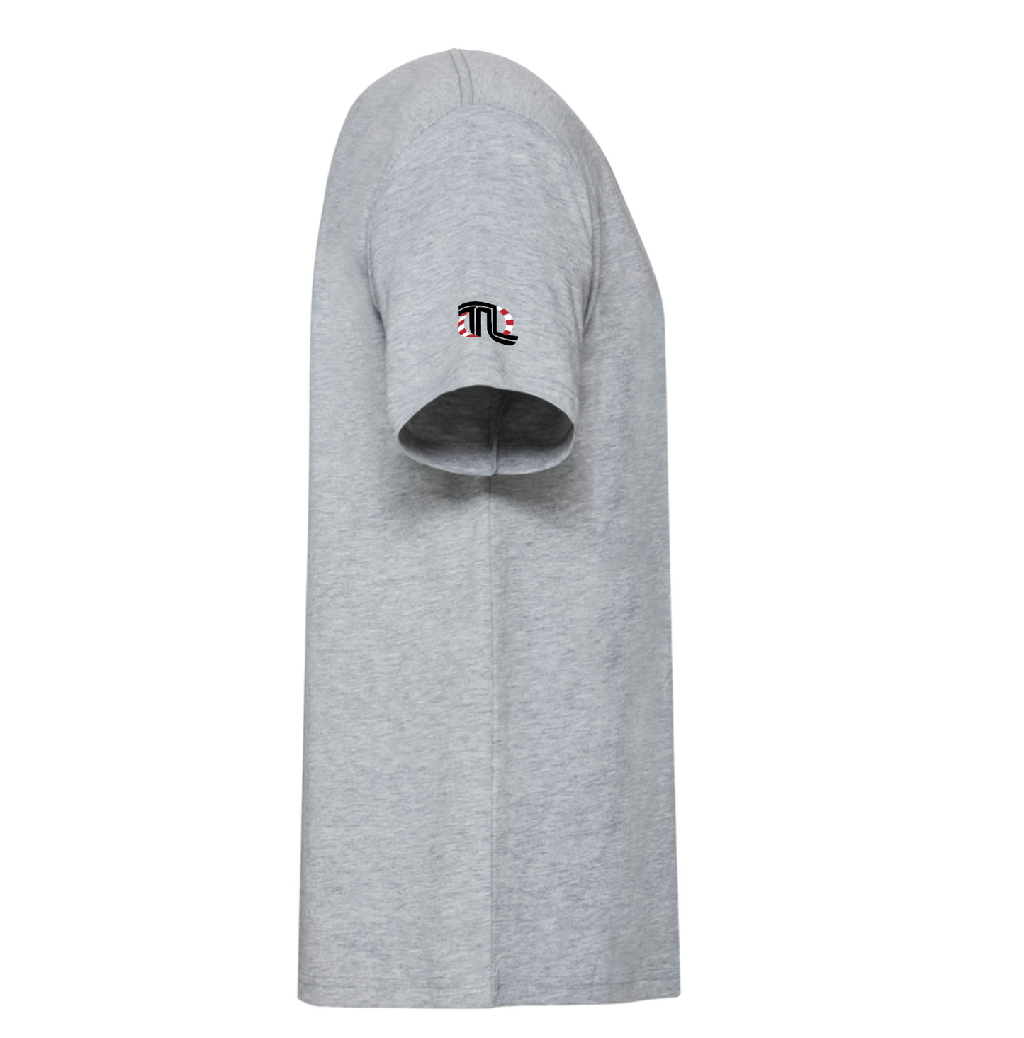 Track Limits T Shirt in grey On back all 2025 F1 Formula One racetrack circuits with country flags and names. Front Track Limits logo to left. Formula One Fans,Track Limits,Grand Prix. F1 2025 Circuits Country Flag. Track Limits clothing brand